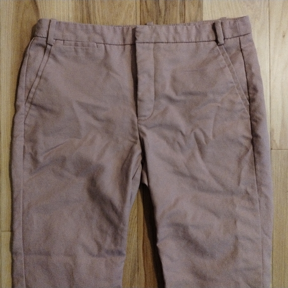 Zara Basic Collection Mauve Pink Chic Straight Leg Slacks Women's Size 8 - Picture 2 of 12
